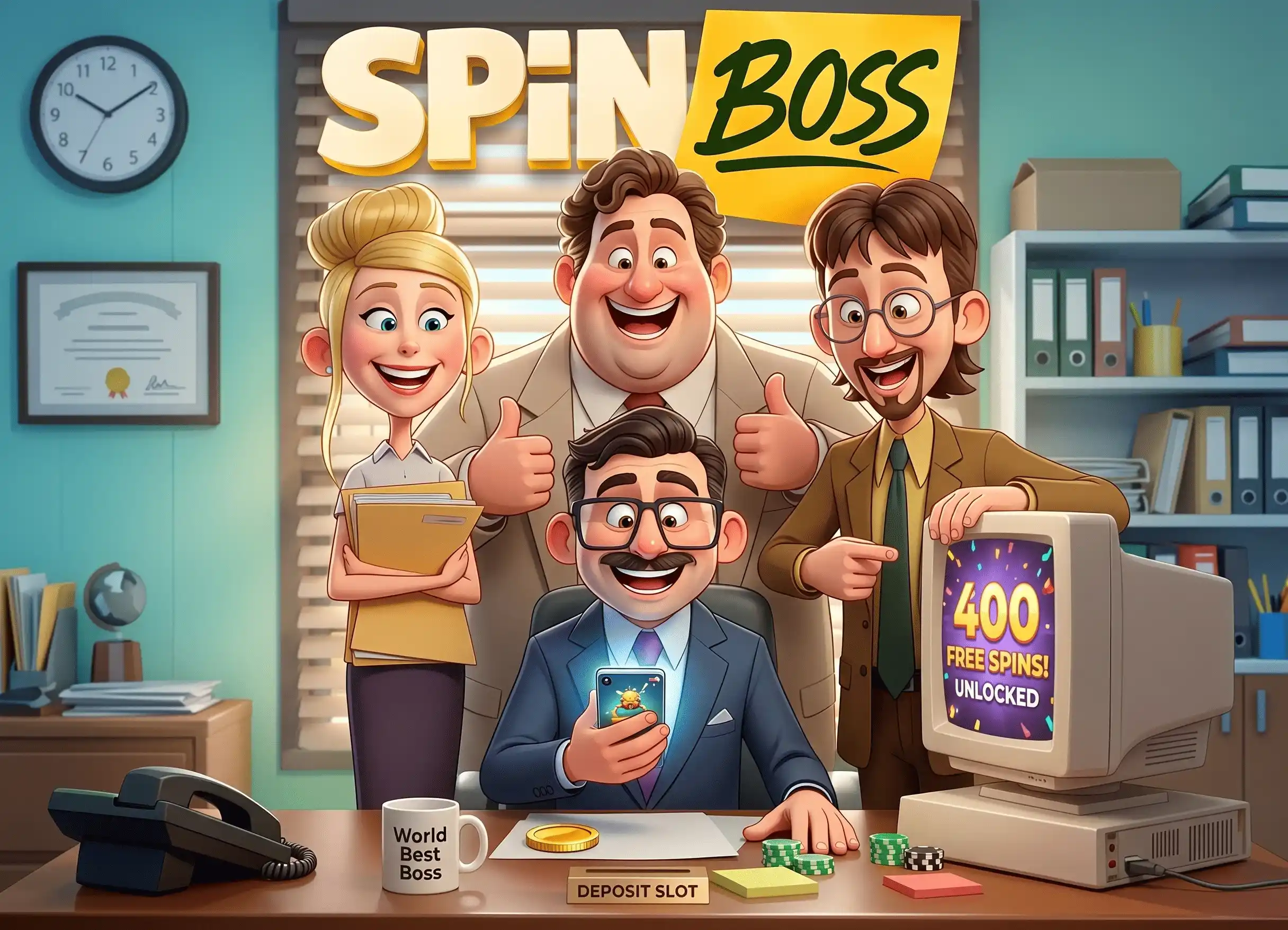 SpinBoss Casino Hero Banner